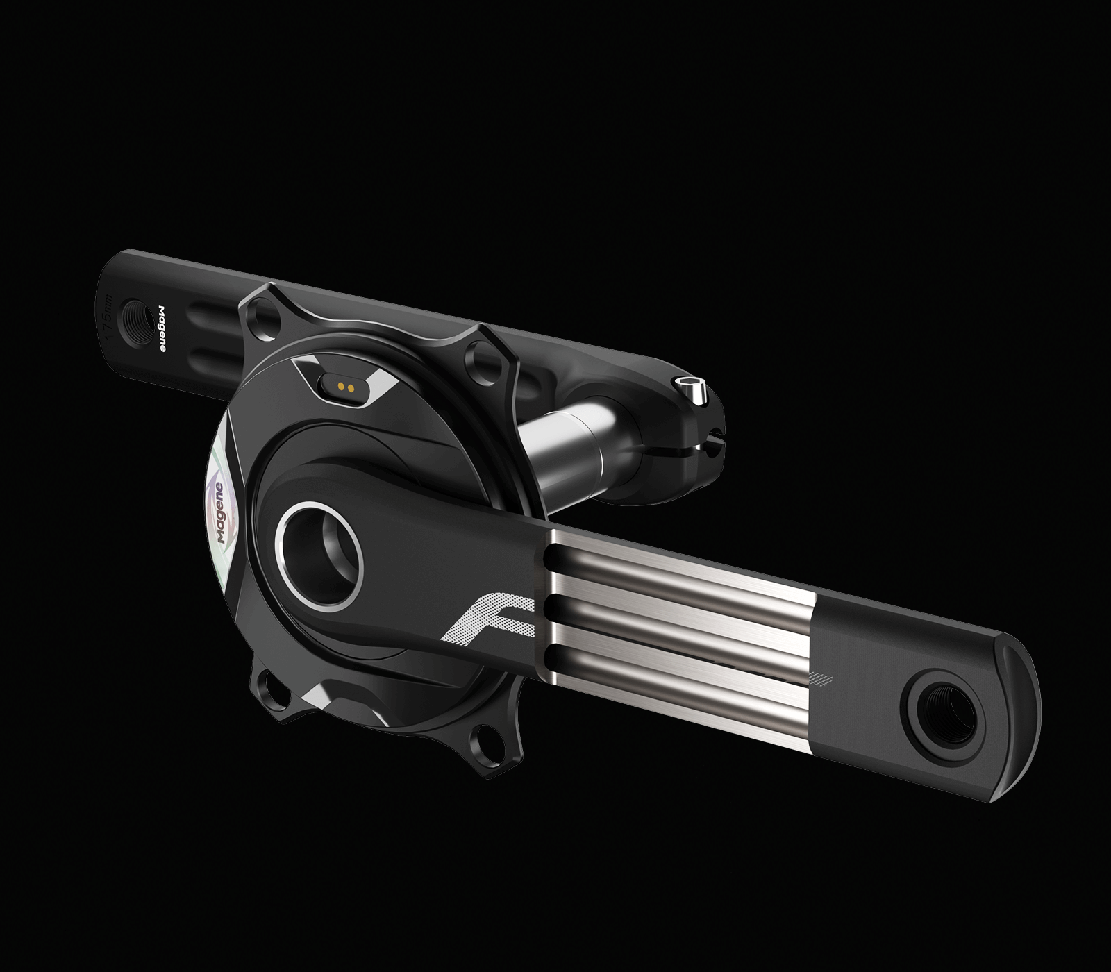 パーツ Magene pes p515 165mm Magene PES P515 Base Power Meter Crankset – Panda Podium